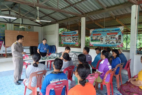 ติดตามให้คำแนะนำ พร้อมสนับสนุนชีวภัณฑ์ โครงการระบบส่งเสริมเกษตรแบบแปลงใหญ่ ปี2566 จังหวัดอำนาจเจริญ